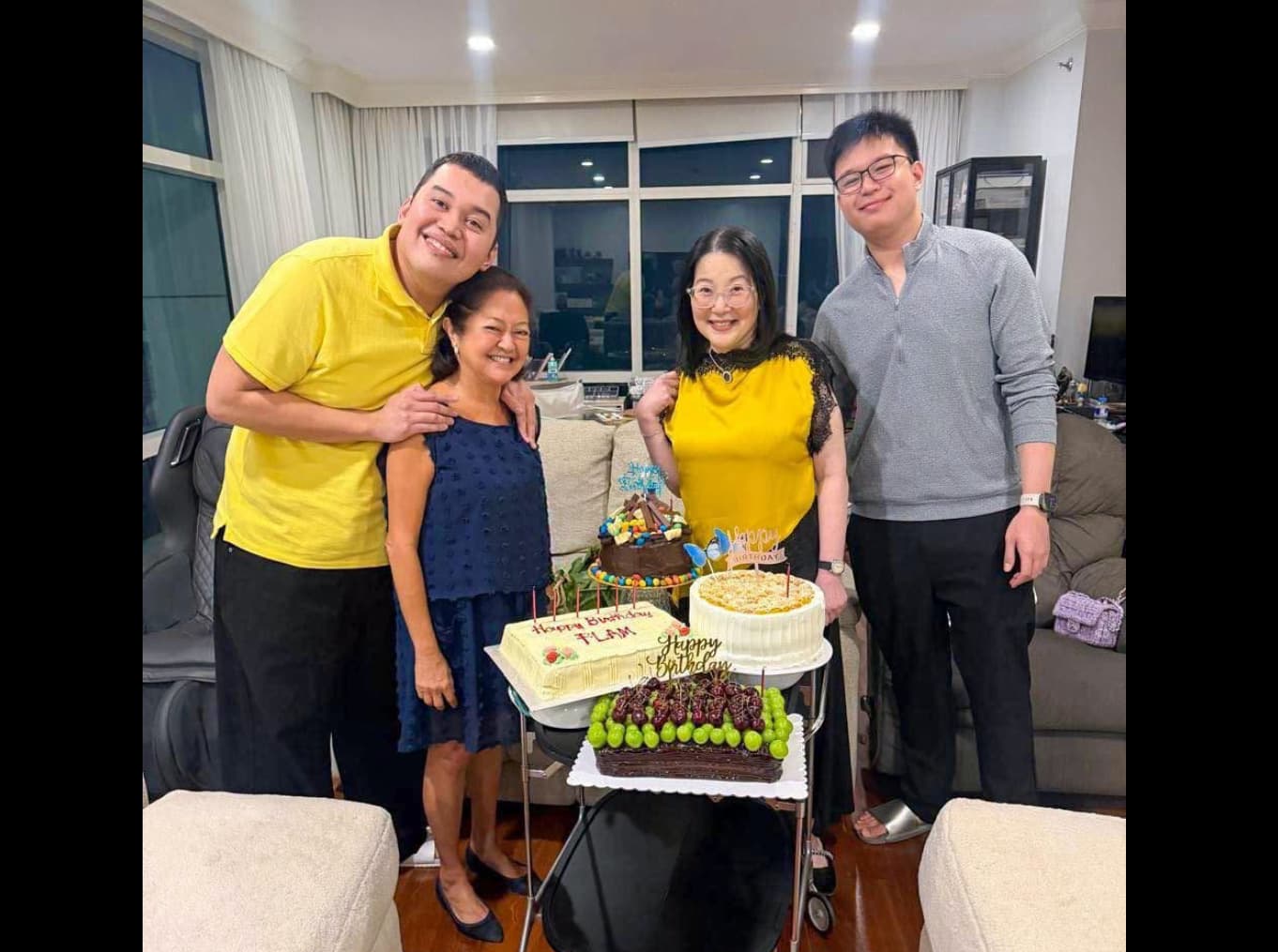 Liza Marcos Receives Early Birthday Surprise from Kris Aquino and Her Sons at Malacañang