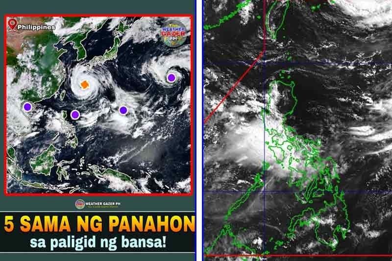 Claim of Five Weather Systems Near Philippines Misrepresents Actual Threats, PAGASA Clarifies