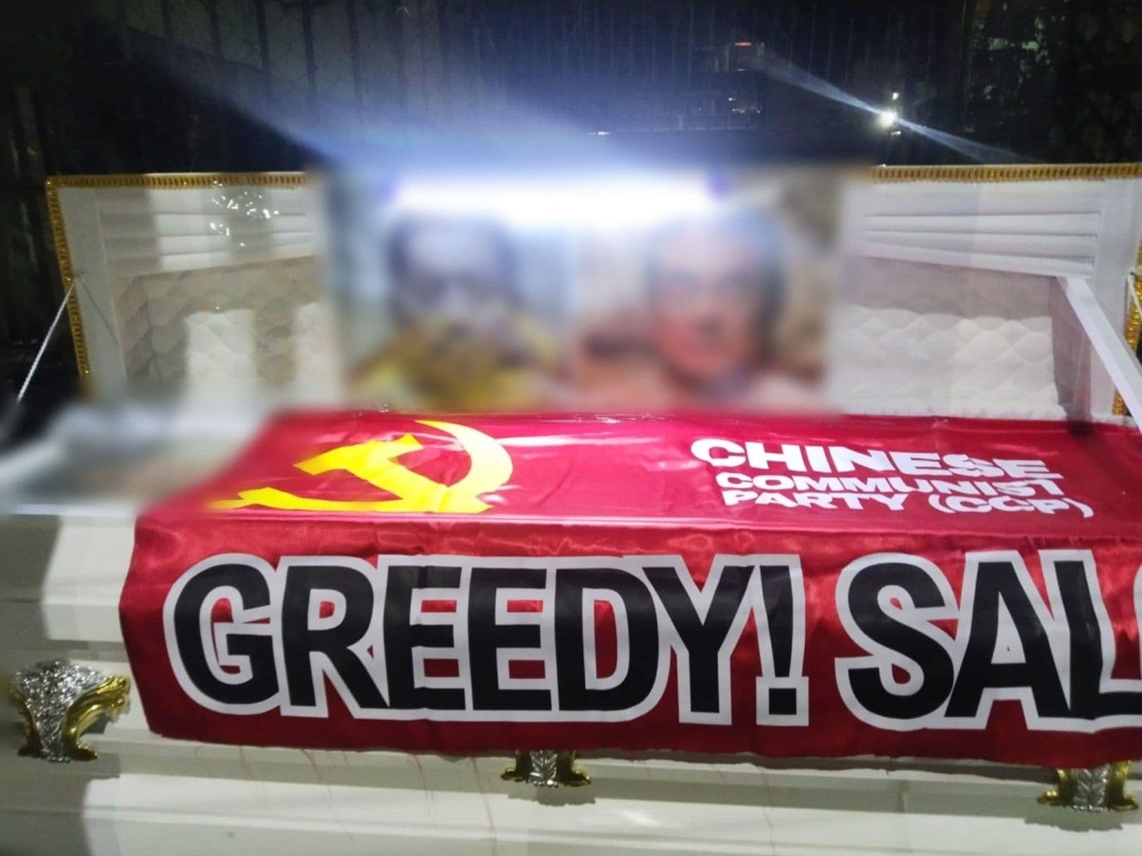 Five Caskets Bearing Anti-China and Anti-Communist Messages Found Abandoned Across Metro Manila